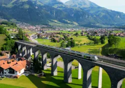 2397-Il Trenino verde delle Alpi e la navigazione sul Lago Thun