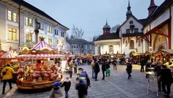 1646-Atmosfere Natalizie: Lucerna e la famosa Abbazia di Einsiedeln